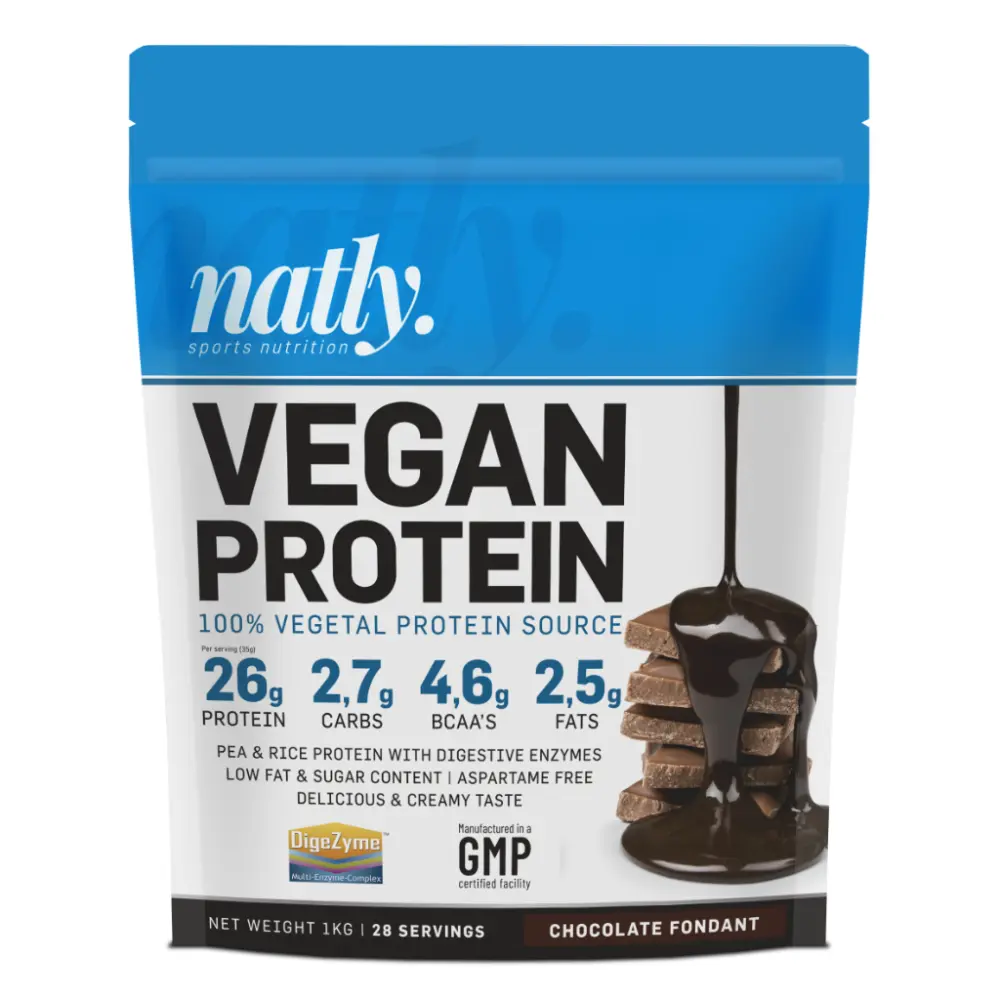 VEGAN PROTEIN 1 KG CHOCOLATE FONDANT