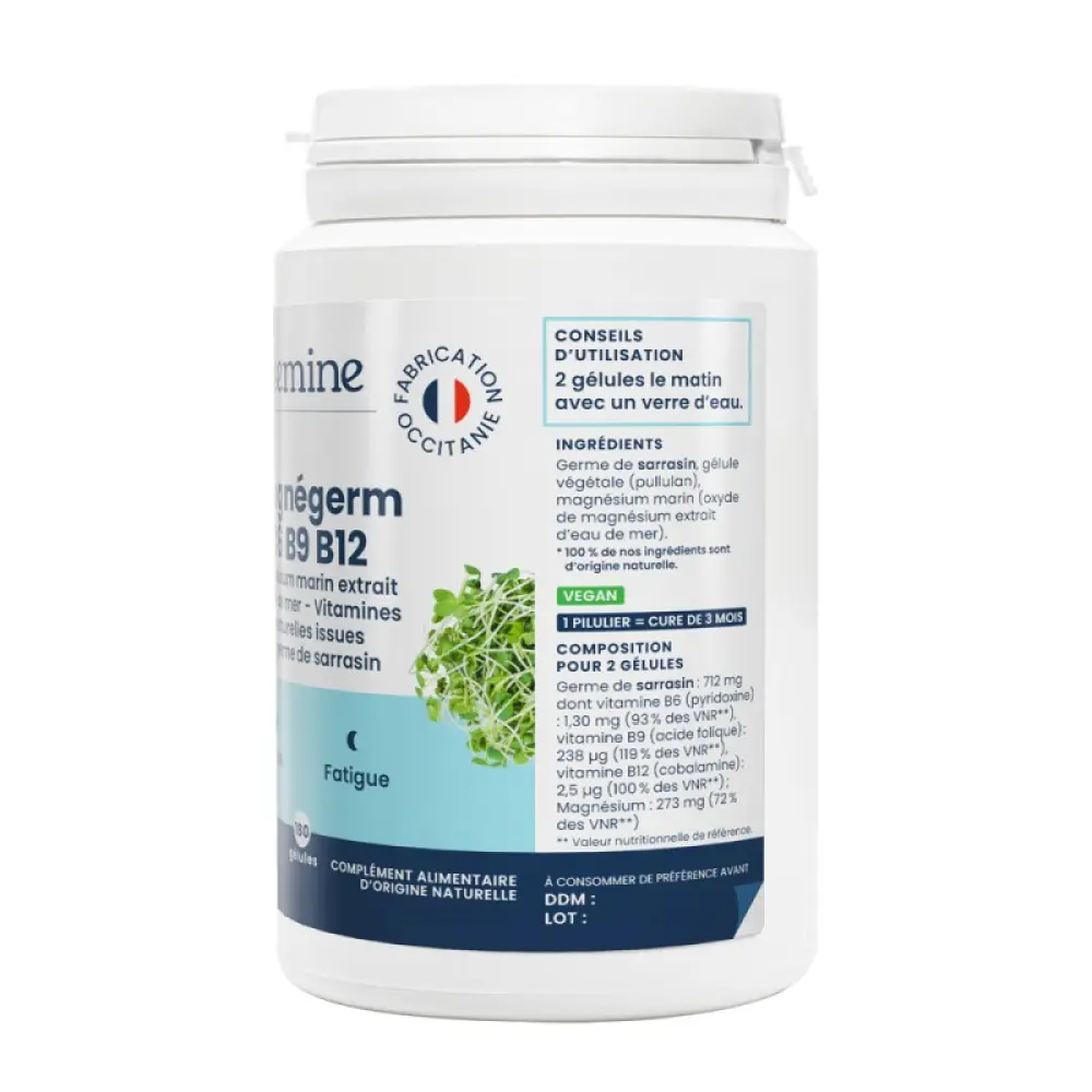 magnégerm-b6-b9-b12-oemine-180-gélules