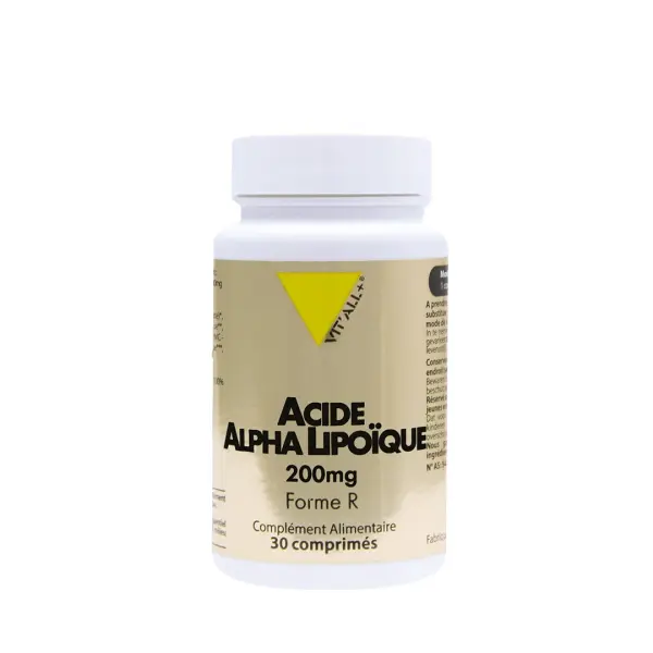 Acide Alpha-Lipoïque  - Forme R - 30unités