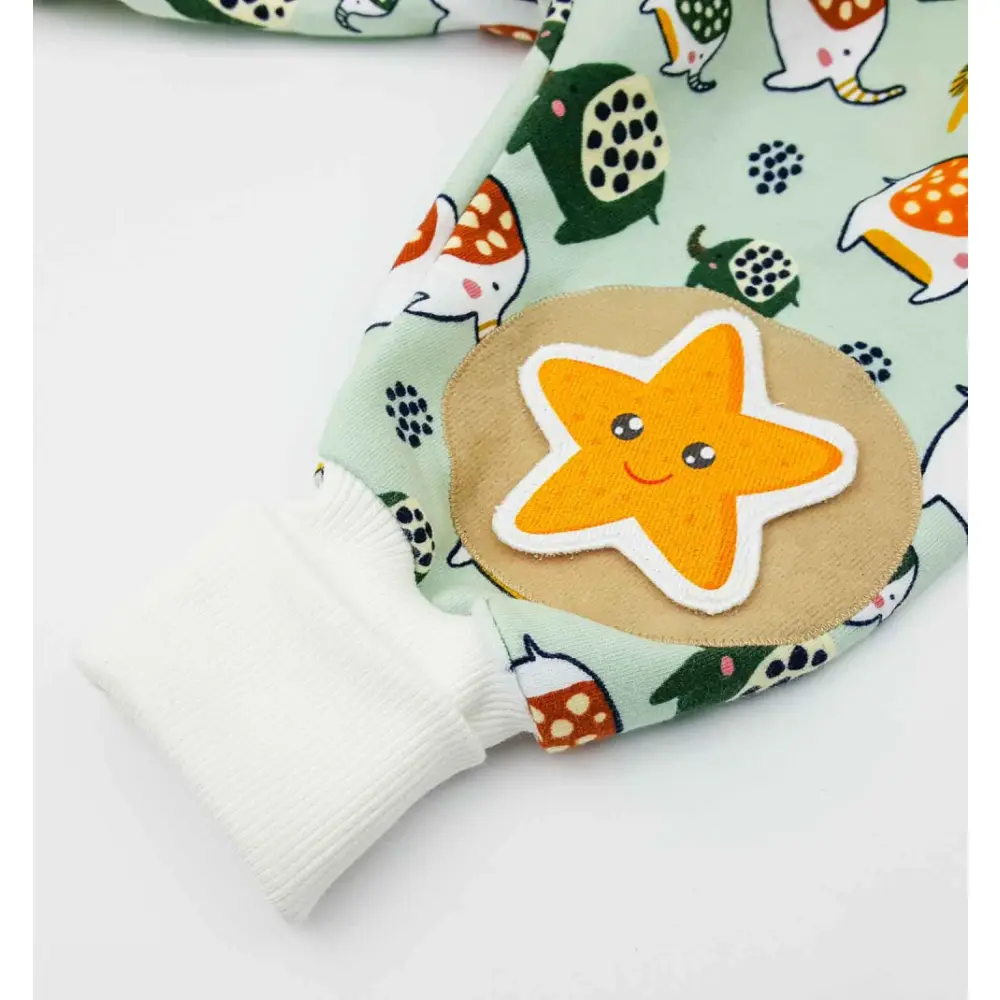 Pumphose-mint-Elefanten-Print-095902