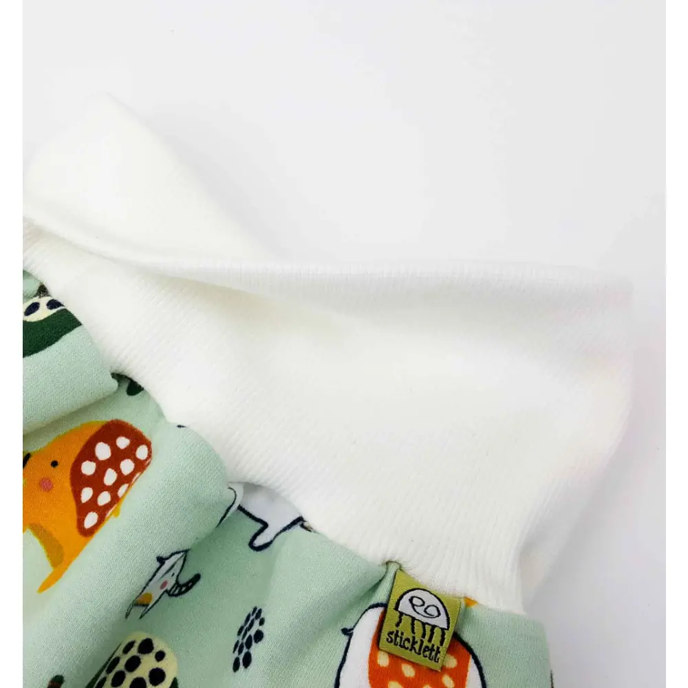 Pumphose-mint-Elefanten-Print-100237