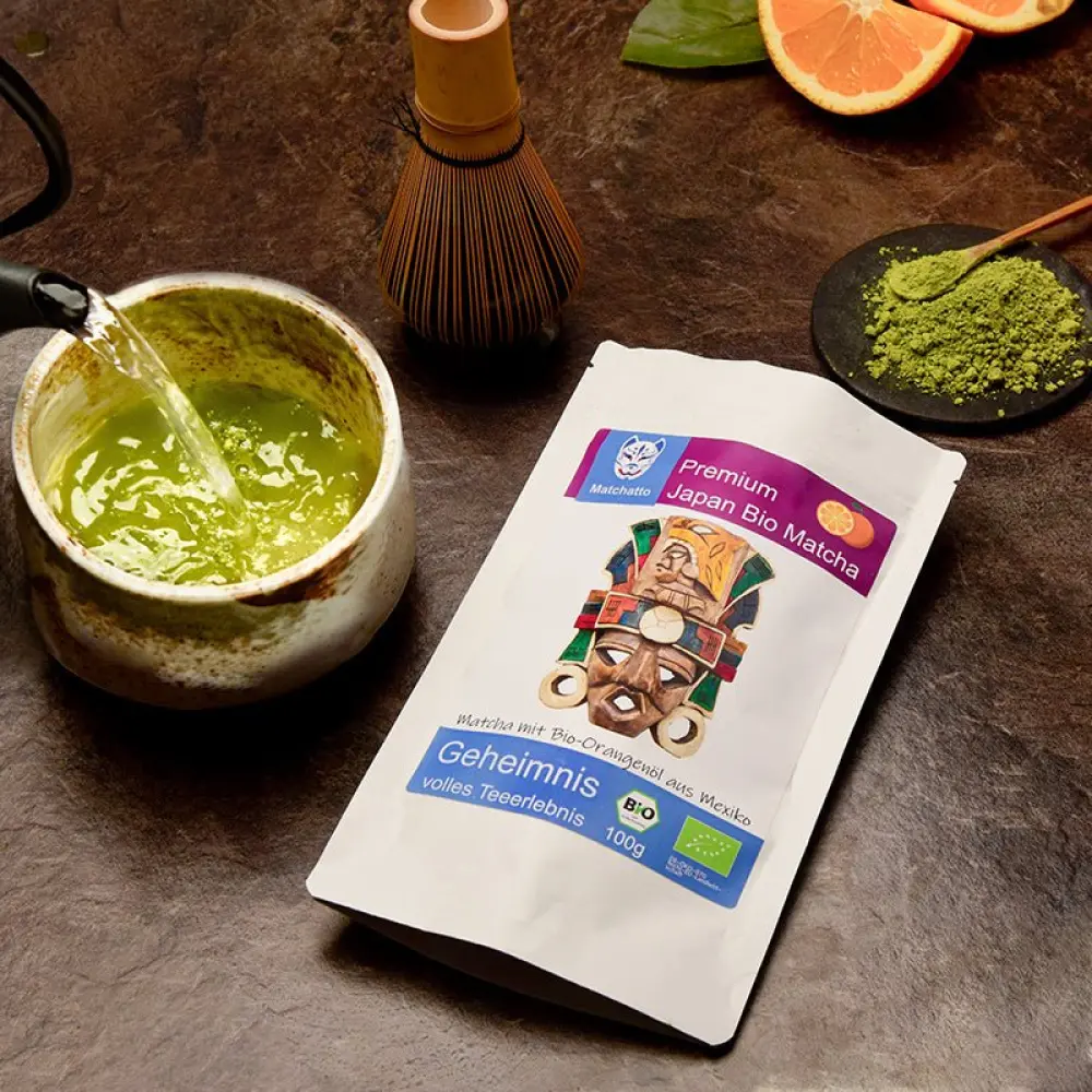matcha orange zutaten