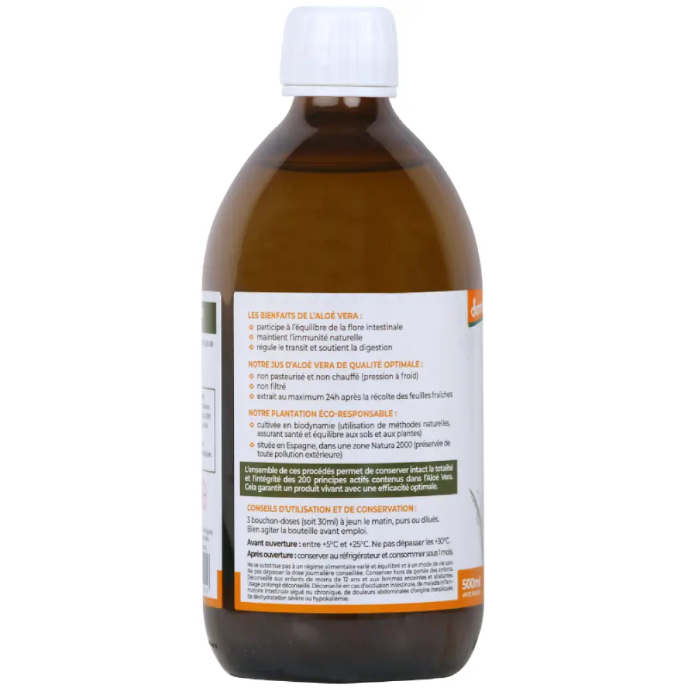 NAT050D - Jus Aloé Vera 500ml - 800x800 Dos 1