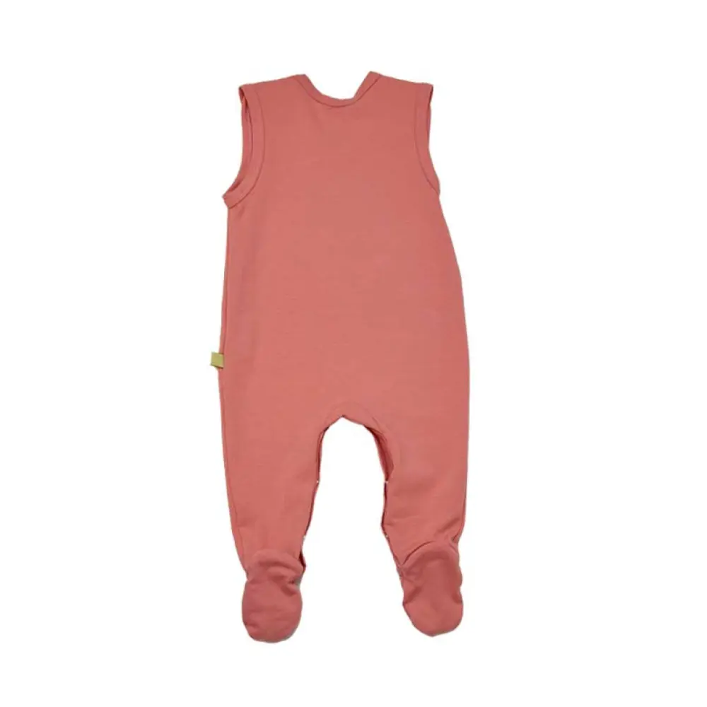 Strampler-peach-apricot