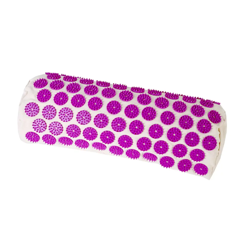 Acupression_Climsom_Zen_coussin_mauve_vu_du_haut_en_biais_lumineux_web