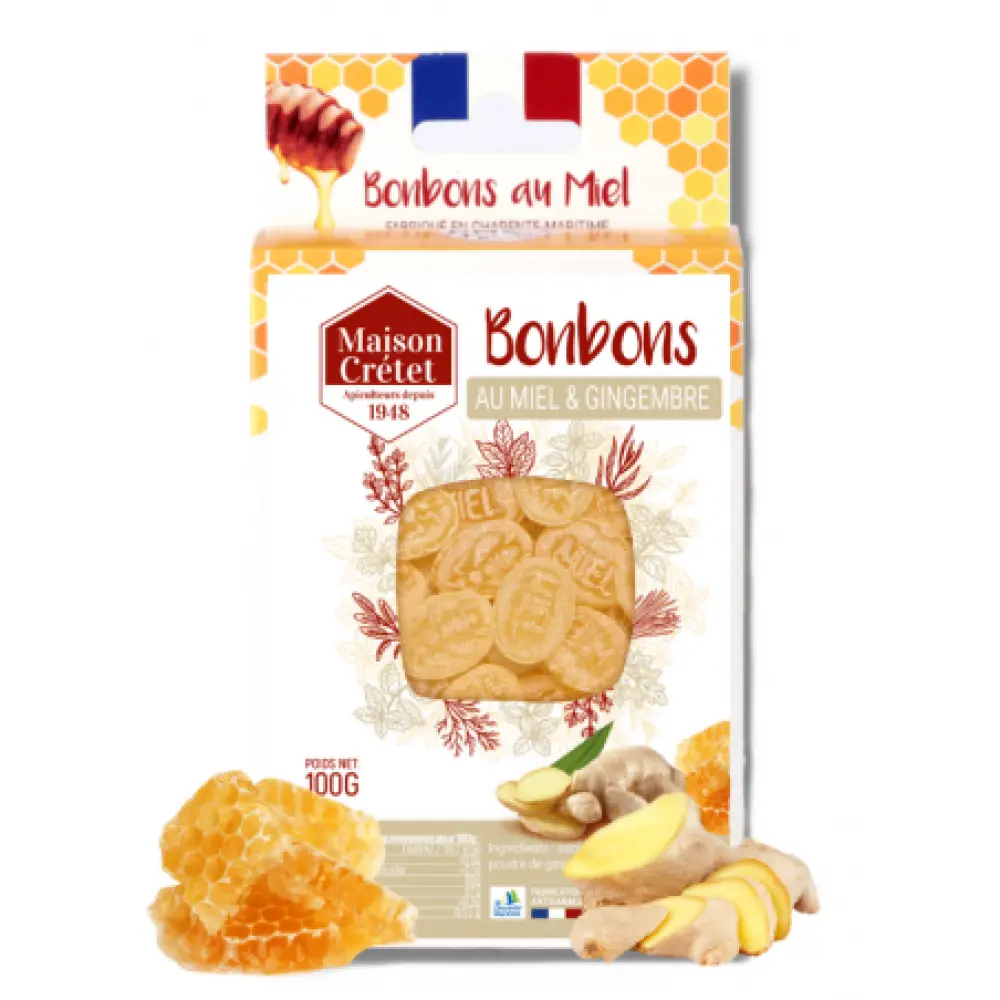 bonbons-miel-et-gingembre-100g