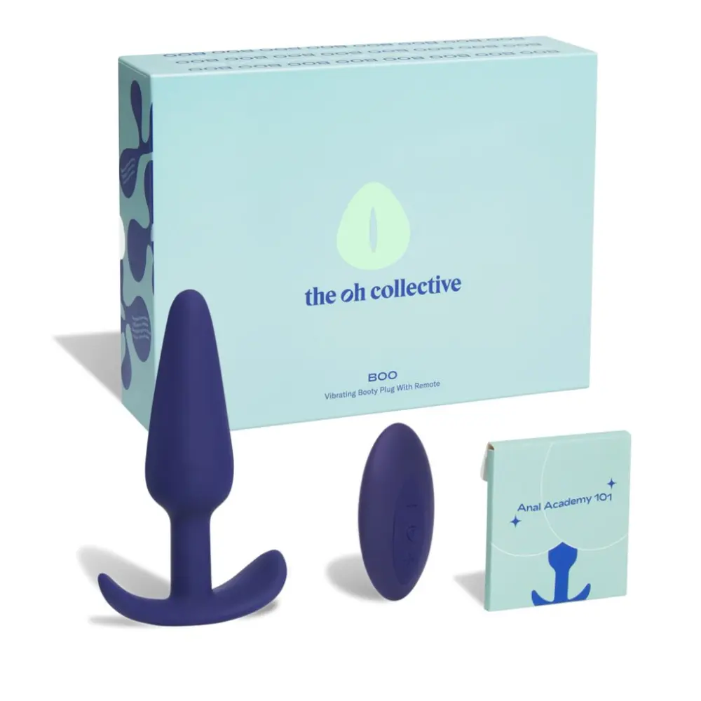 Boo Anal Butt Plug Vibrator with Remote 2