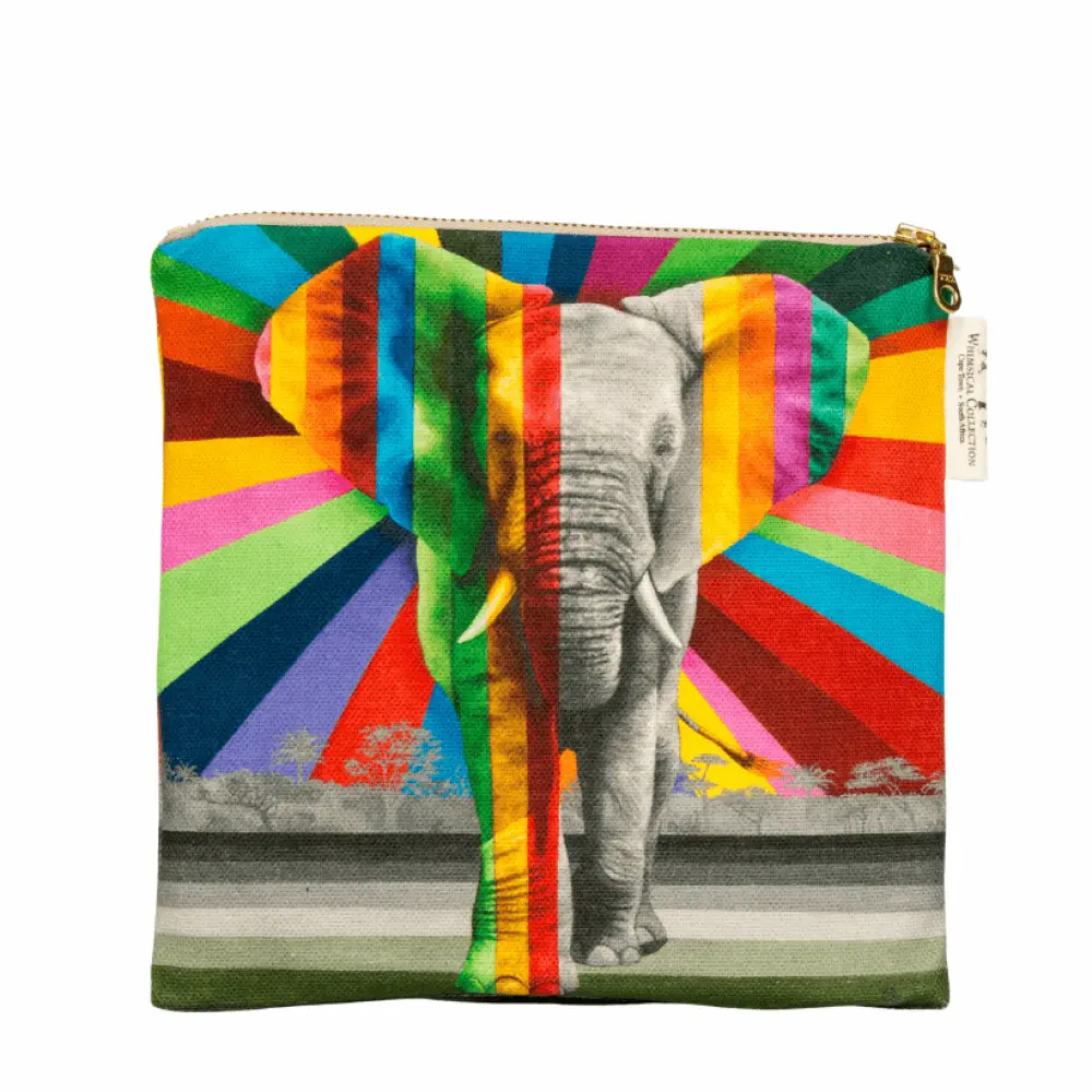 Kosmetiktasche-Schminktasche-Wildlife-in-Colour-Elefant-1
