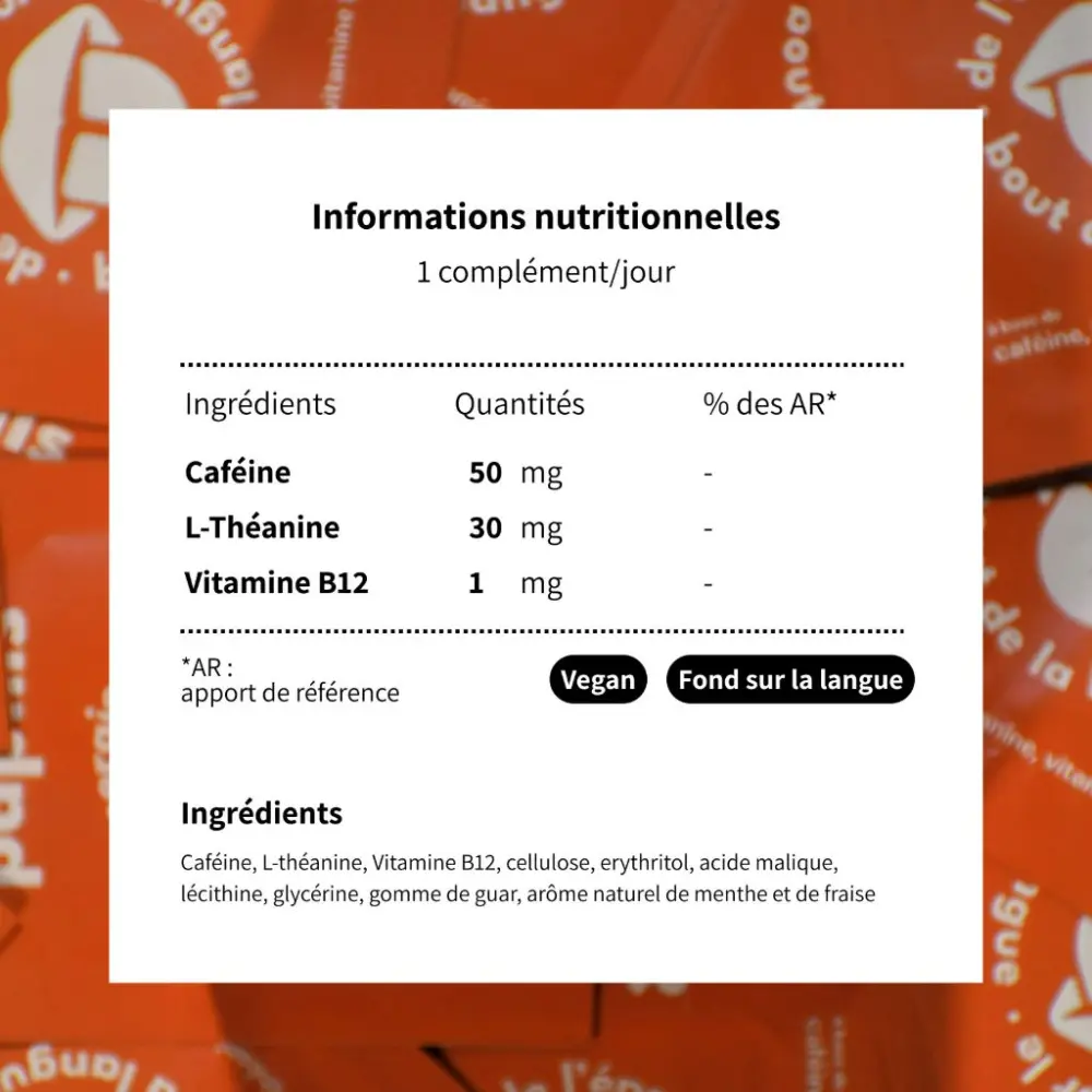 Informations nutritionnelles Energie