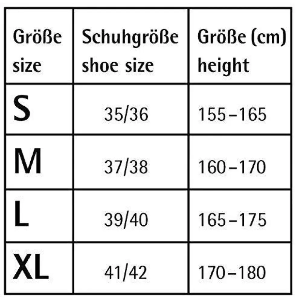 stützstrumpf größe