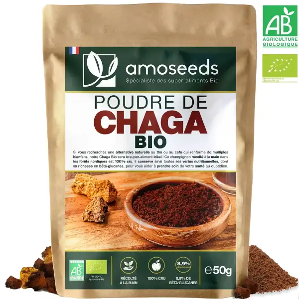 Poudre de chaga bio - 150 g