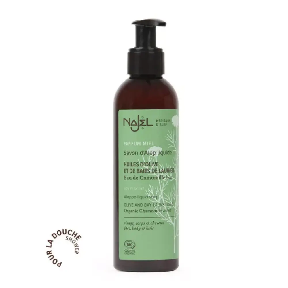 najel-savon-alep-liquide-parfum_miel-200ml-cosmos-organic_copie_1