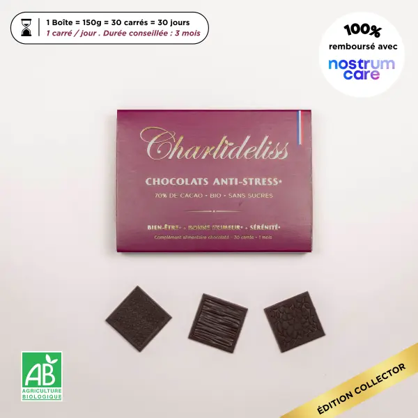Chocolat Anti-Stress - 30 carrés