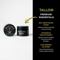 Crème Visage Régénérante au Tallow™ Bio – Peaux Sensibles & Sèches
