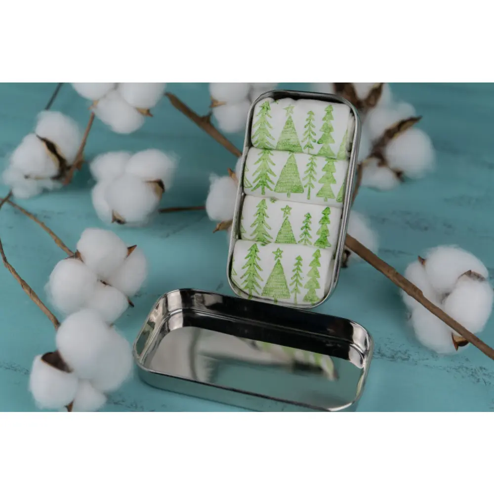 4er Tiny Box Tannen grün.