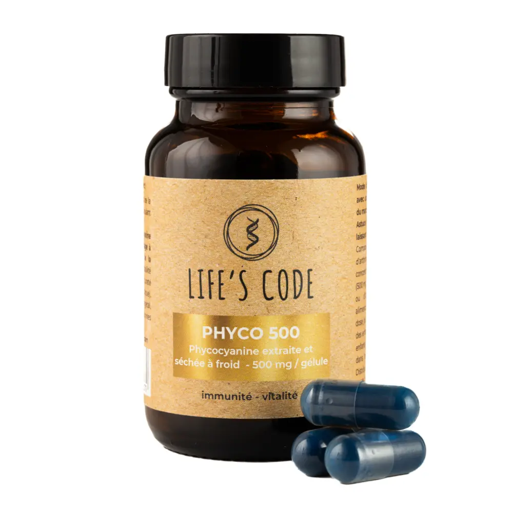 PHYCO 500 (1 MOIS) - phycocyanine lyophilisée — LIFE'S CODE