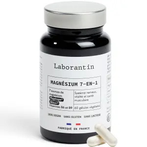 Magnésium 7-en-1 : Vitalité & Santé Musculaire - 60gélules