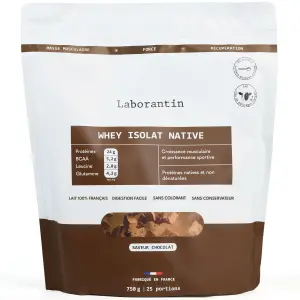 Whey Isolat Native - Chocolat - Muscles & Performances - 750g