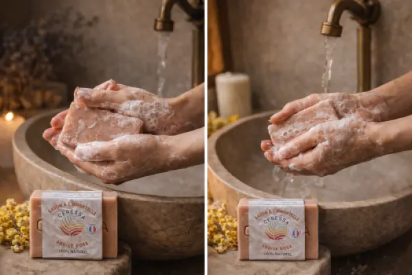 Savon solide saponifié à froid à l’immortelle — 100 g