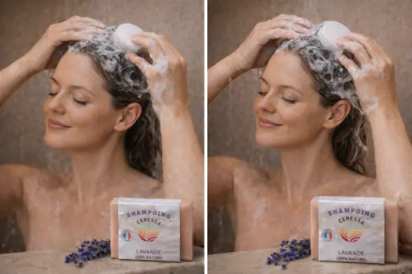 Shampoing solide lavande — usage fréquent 60 g