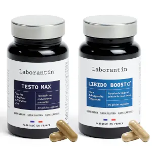 Pack Performance Masculine - Puissance & Endurance - 2unités