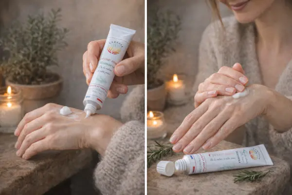 Crème mains au romarin bio — hydratation et confort des mains 30 ml