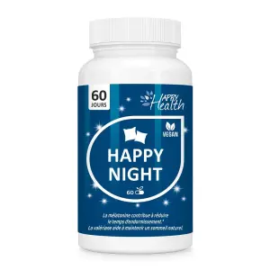 Happy night : Mélatonine 1,9 mg