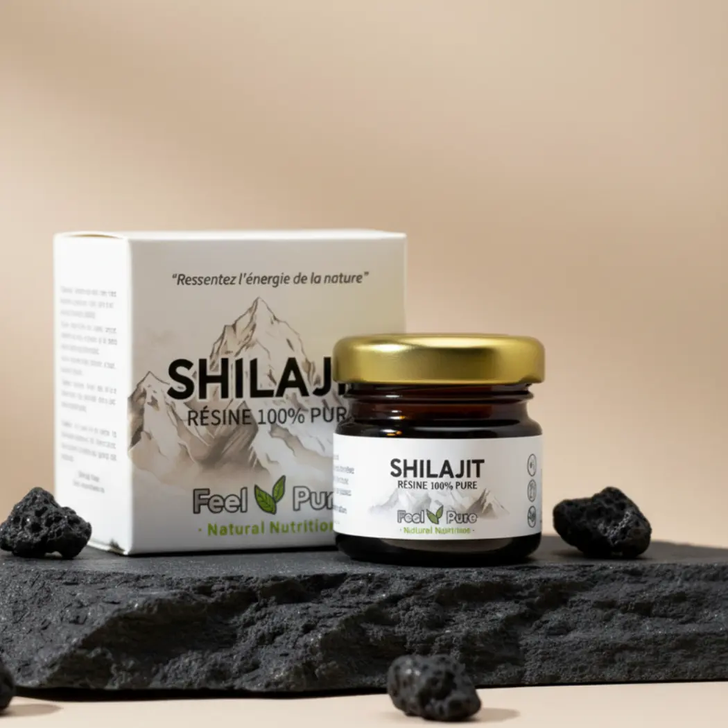 Résine de Shilajit avec boite