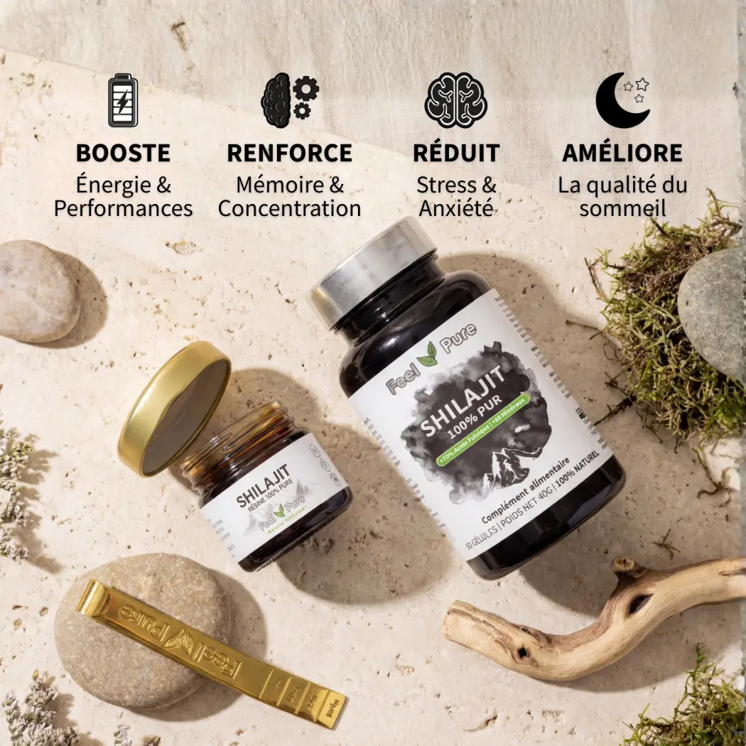 Pack Shilajit Bienfaits