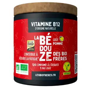 Vitamine B12 Pomme Bio - Bédouze - 120 comprimés à croquer