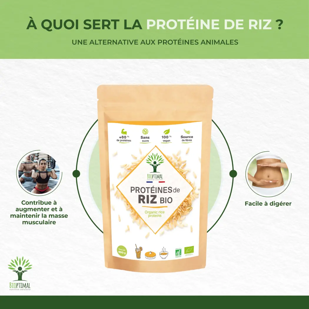 Bio Riz Bread Protéine de riz bio - 500 g - 500g