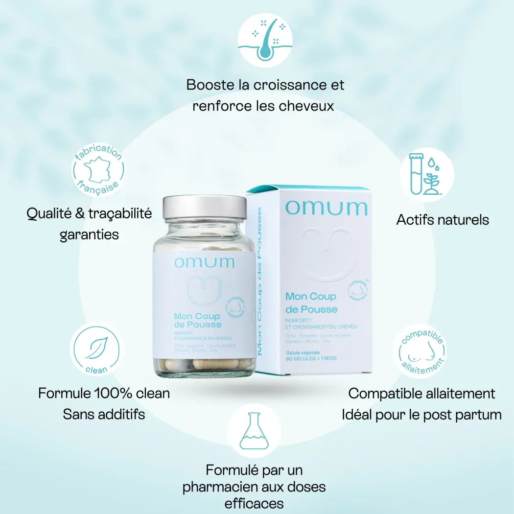 Mon Coup de Pousse Nutricosmétique - Cheveux — Omum