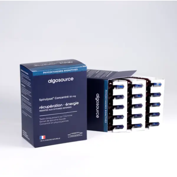 Spirulysat Concentré 50mg : solution antioxydante pour la récupération et l'énergie