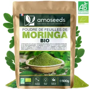 Poudre de moringa Bio - 500g