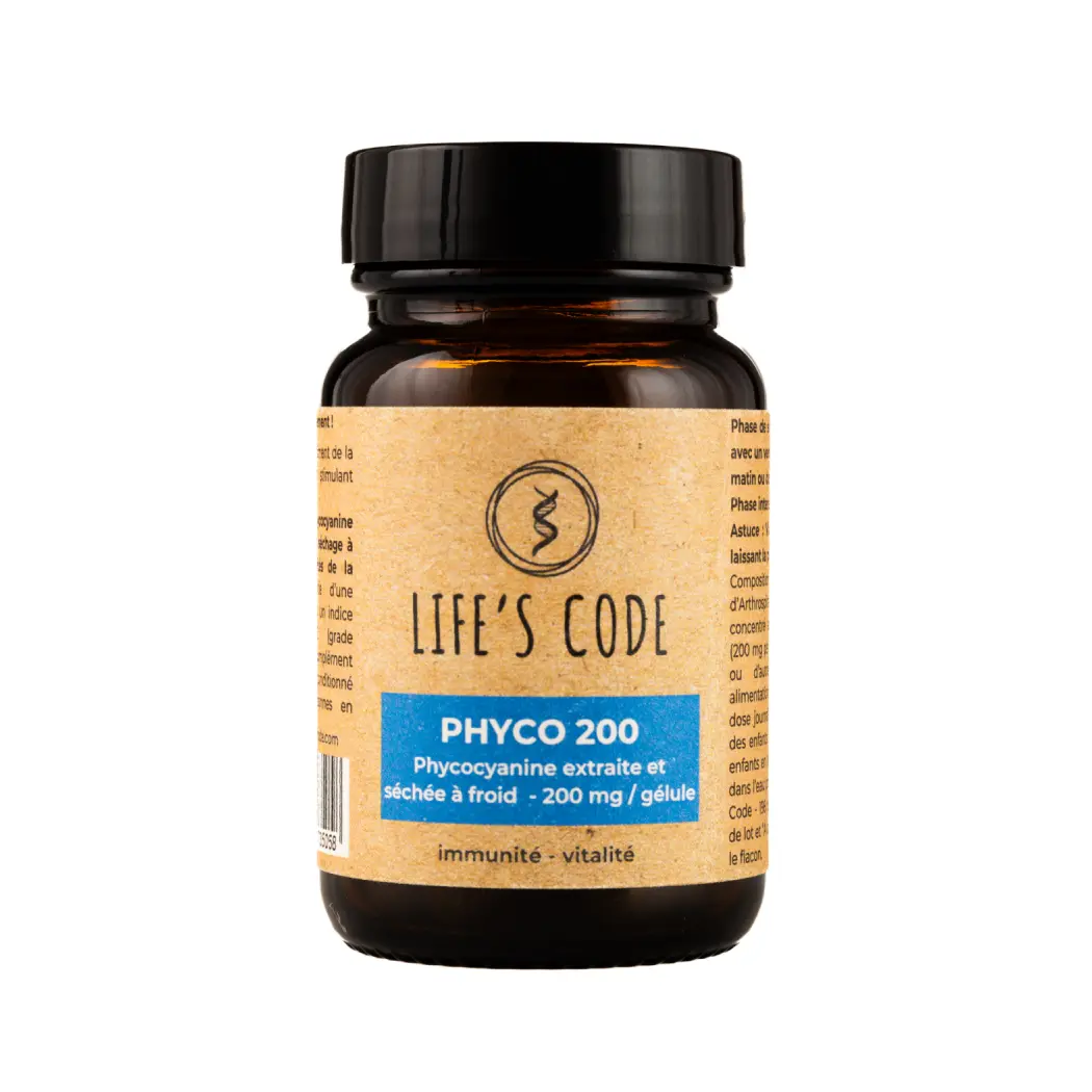 PHYCO 200 (1 MOIS) - phycocyanine lyophilisée — LIFE'S CODE
