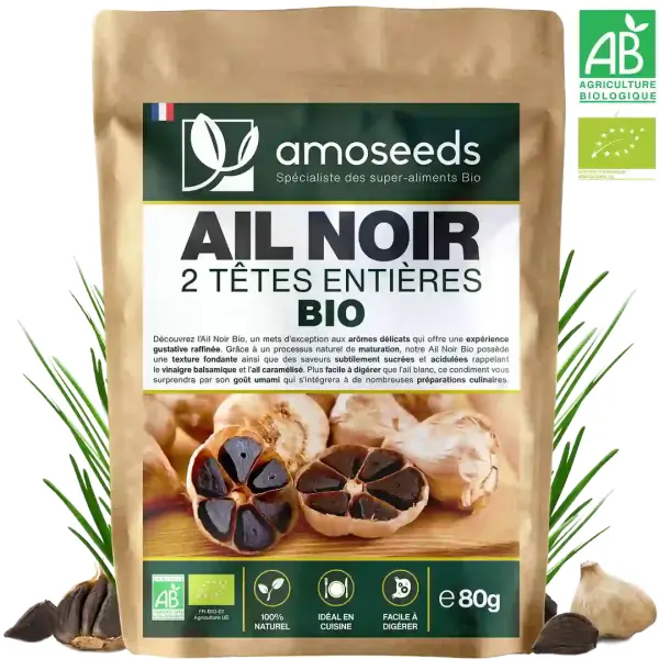 Ail noir Bio Entière - 80g