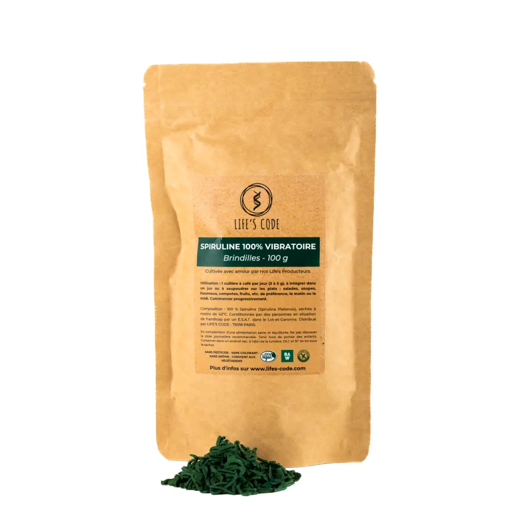 Spiruline Vibratoire brindilles 300g avec MP 
