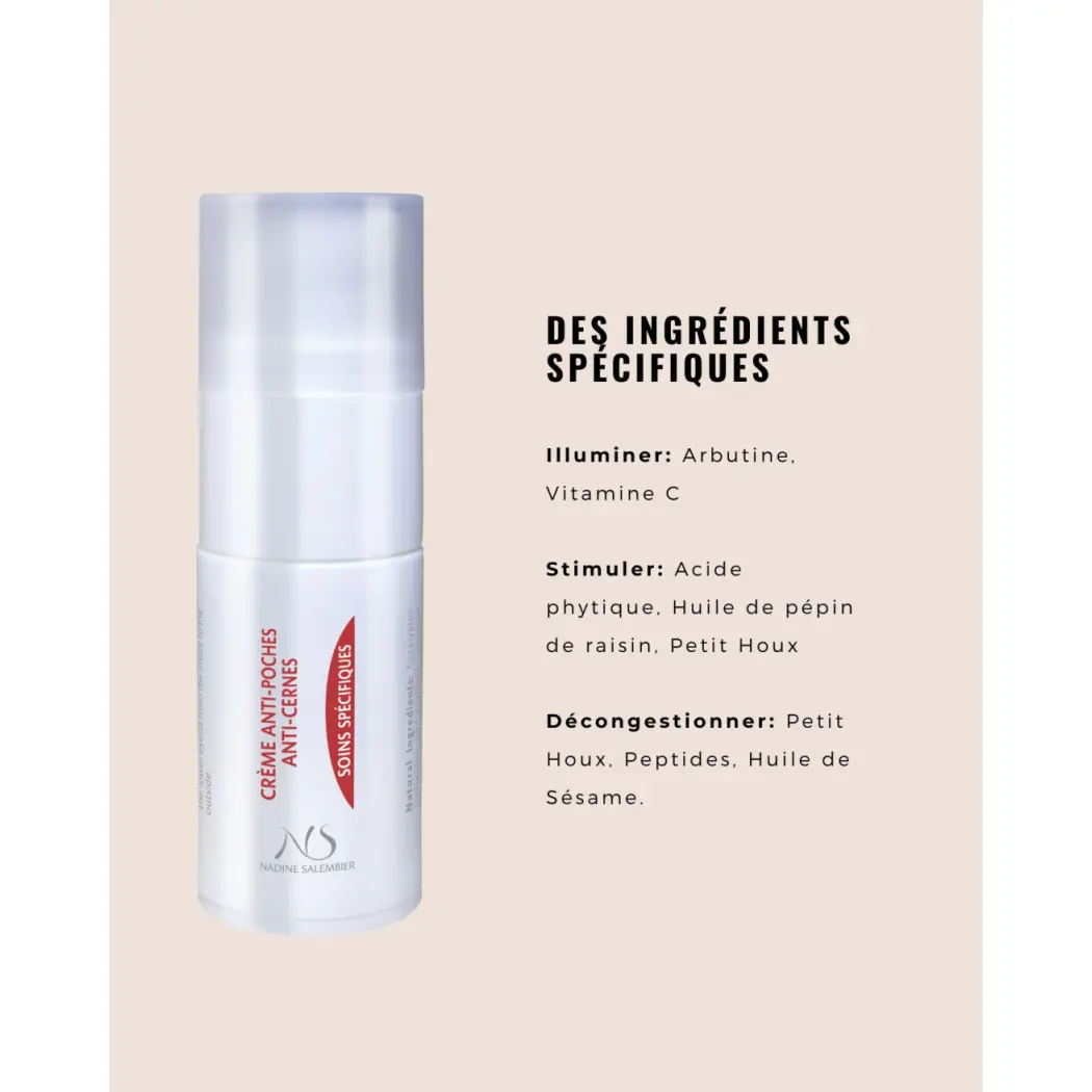 Crème Anti-Poches Anti-Cernes — Nadine Salembier