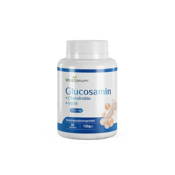 VitaSanum® – Glucosamine + Chondroïtine + MSM 1500 mg 90 comprimés