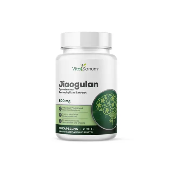 VitaSanum® – Jiaogulan (Gynostemma pentaphyllum) 500 mg 60 Kapseln