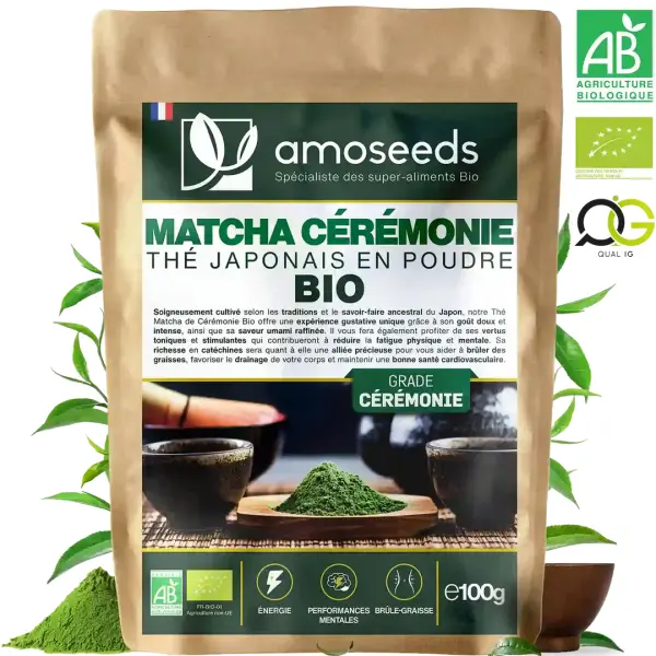 Thé Matcha Cérémonie Bio - 100g