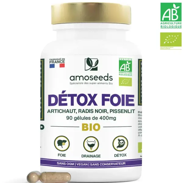 Complexe Foie Bio - Artichaut, Radis Noir & Pissenlit - 90unités