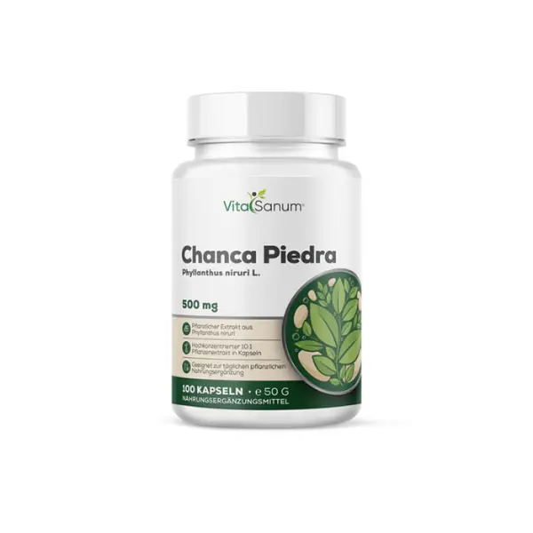 VitaSanum® – Chanca Piedra (Phyllanthus niruri) 500 mg 100 Kapseln