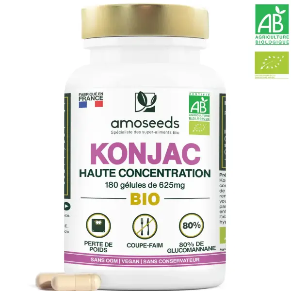 Konjac Bio Haute Concentration - 180unités