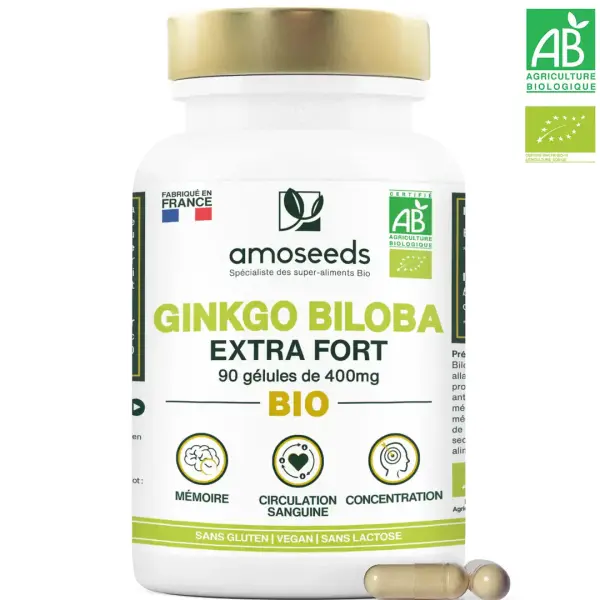 Ginkgo Biloba Bio Extra Stark - 90Stück