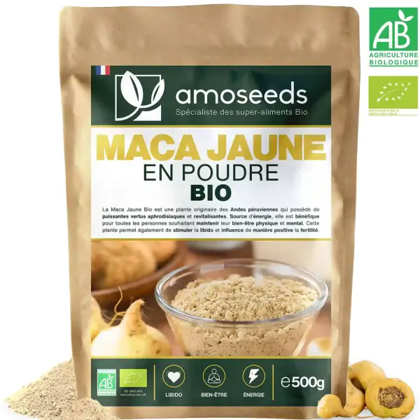 Maca Jaune en Poudre Bio