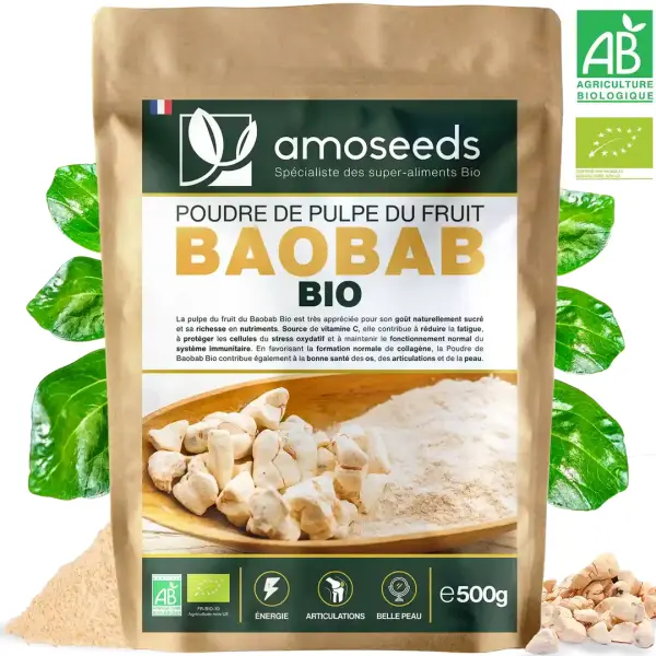Bio Baobab-Pulver - 500g