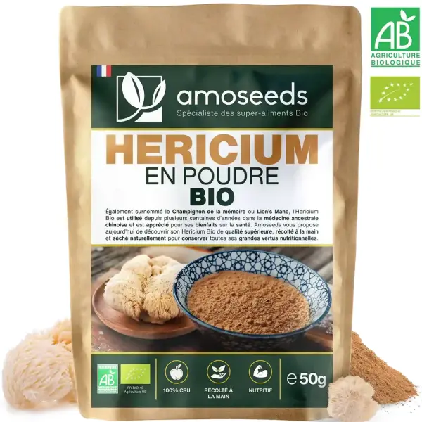 Hericium en Poudre Bio - 50 g