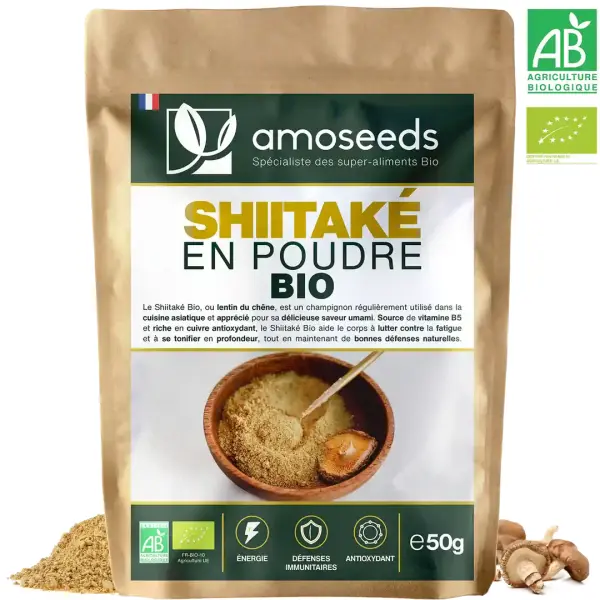 Shiitaké en Poudre Bio - 50 g - 50g