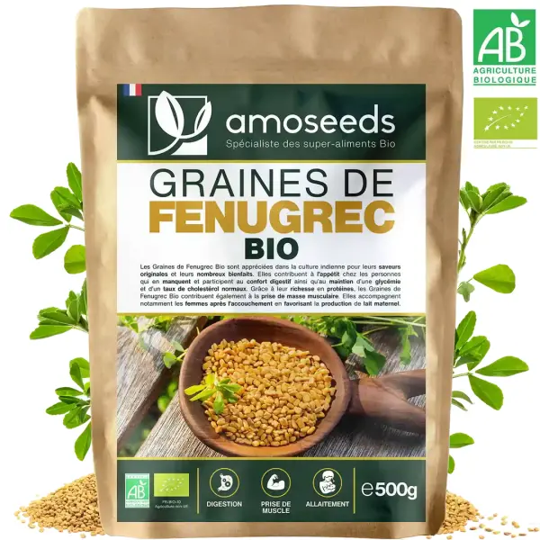 Graines de fenugrec bio - 500g